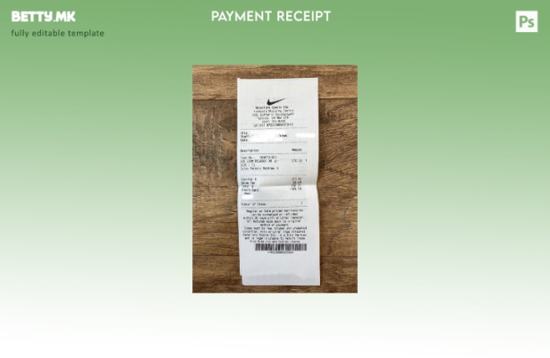 Модерен стил Шаблон за проверка на Nike продавницата